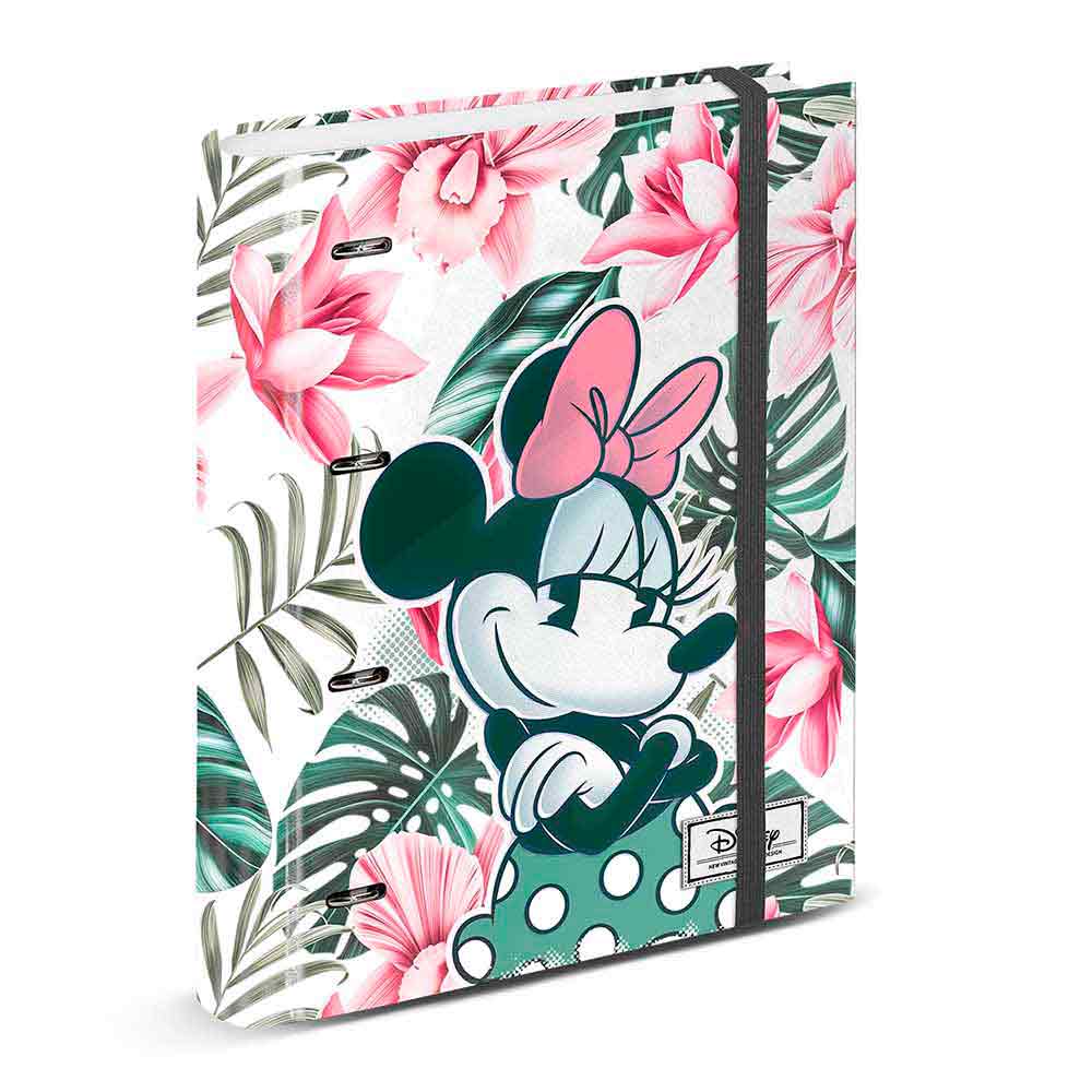 4 Rings Binder Grid Paper Minnie Mouse Paradise