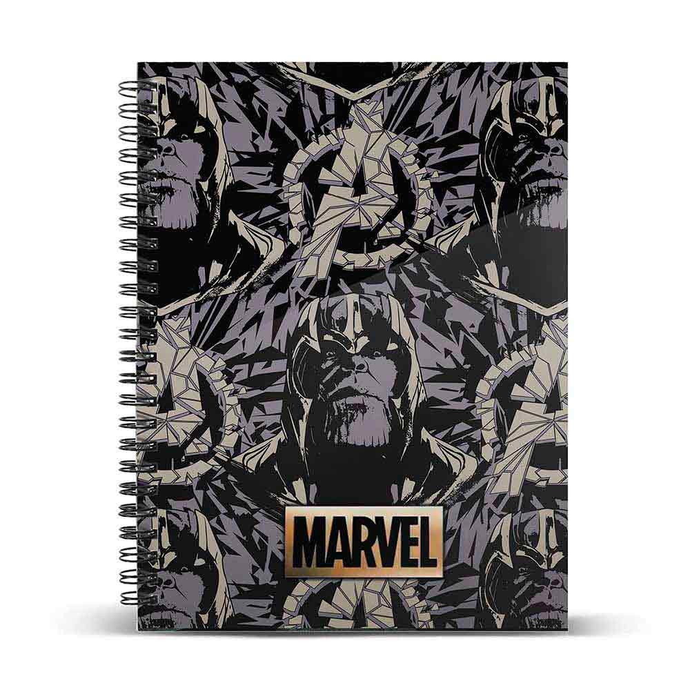 A5 Notebook Grid Paper Thanos Titan