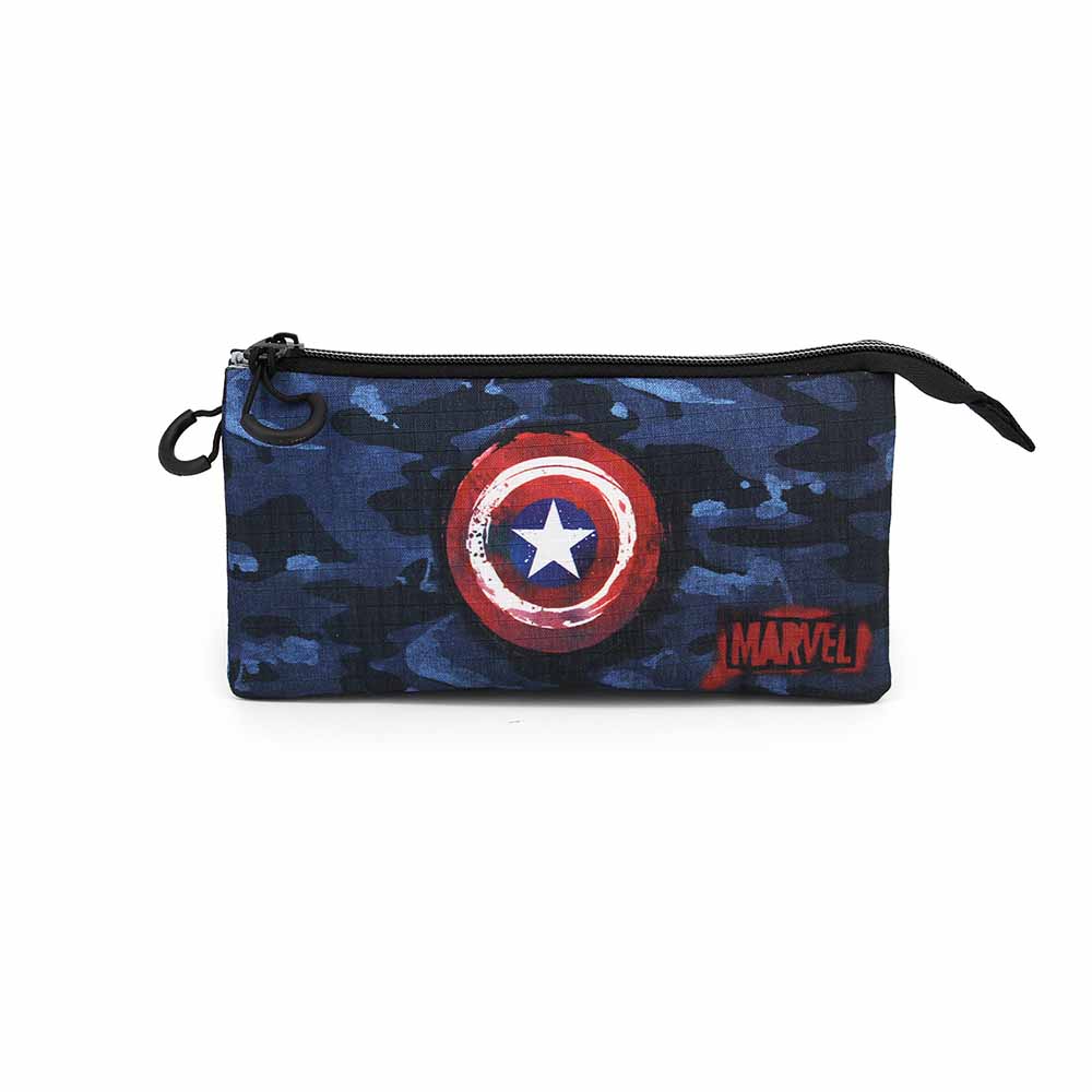 Triple Pencil Case HS Captain America Supreme