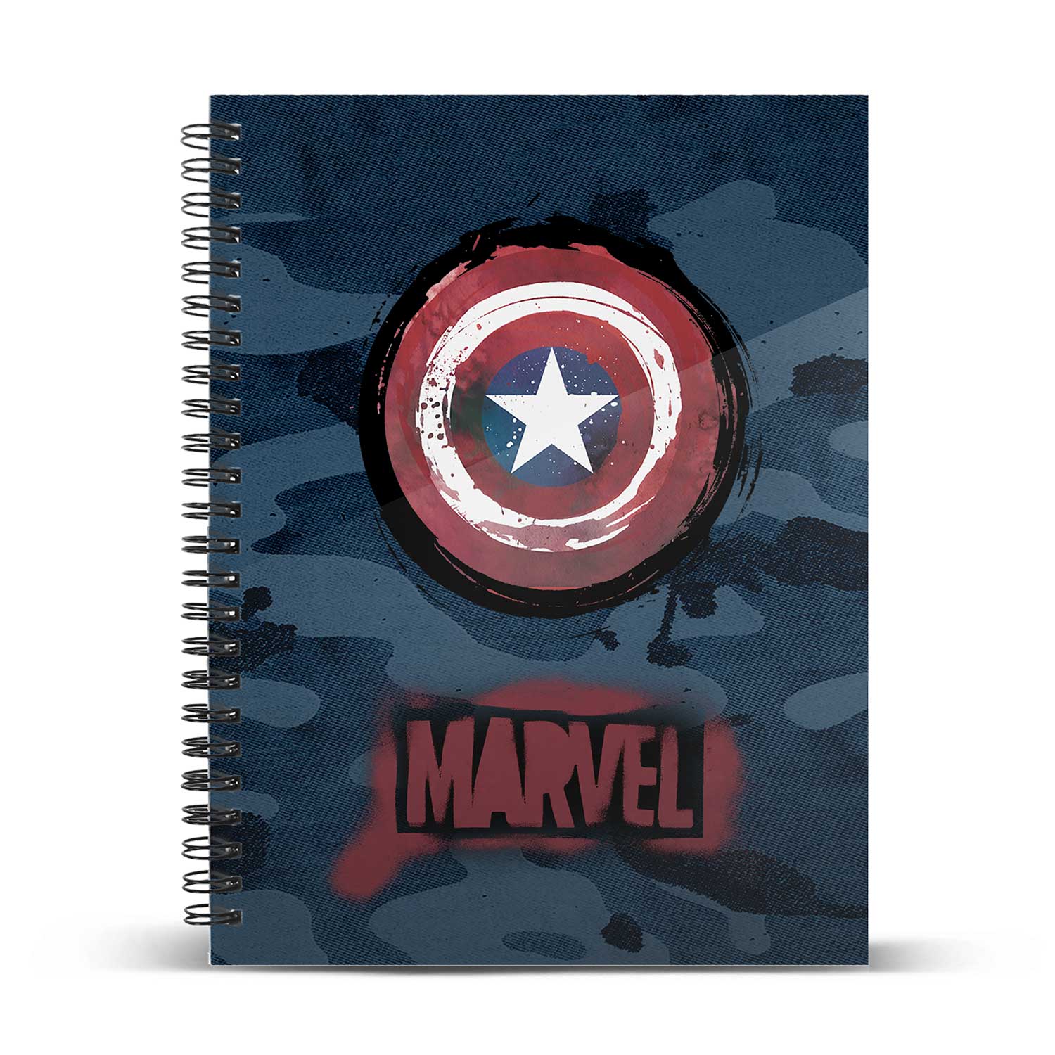 A5 Notebook Grid Paper Captain America Supreme