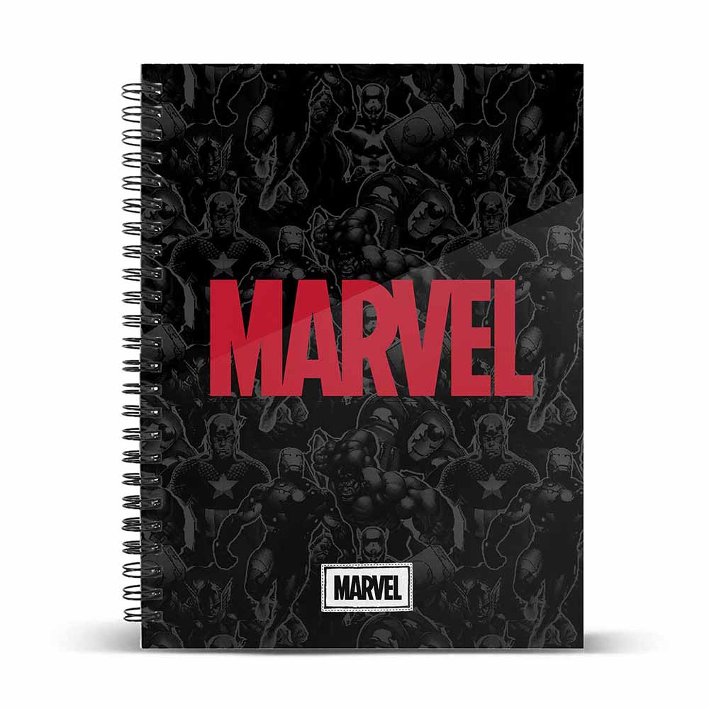 A5 Notebook Grid Paper Marvel Timely