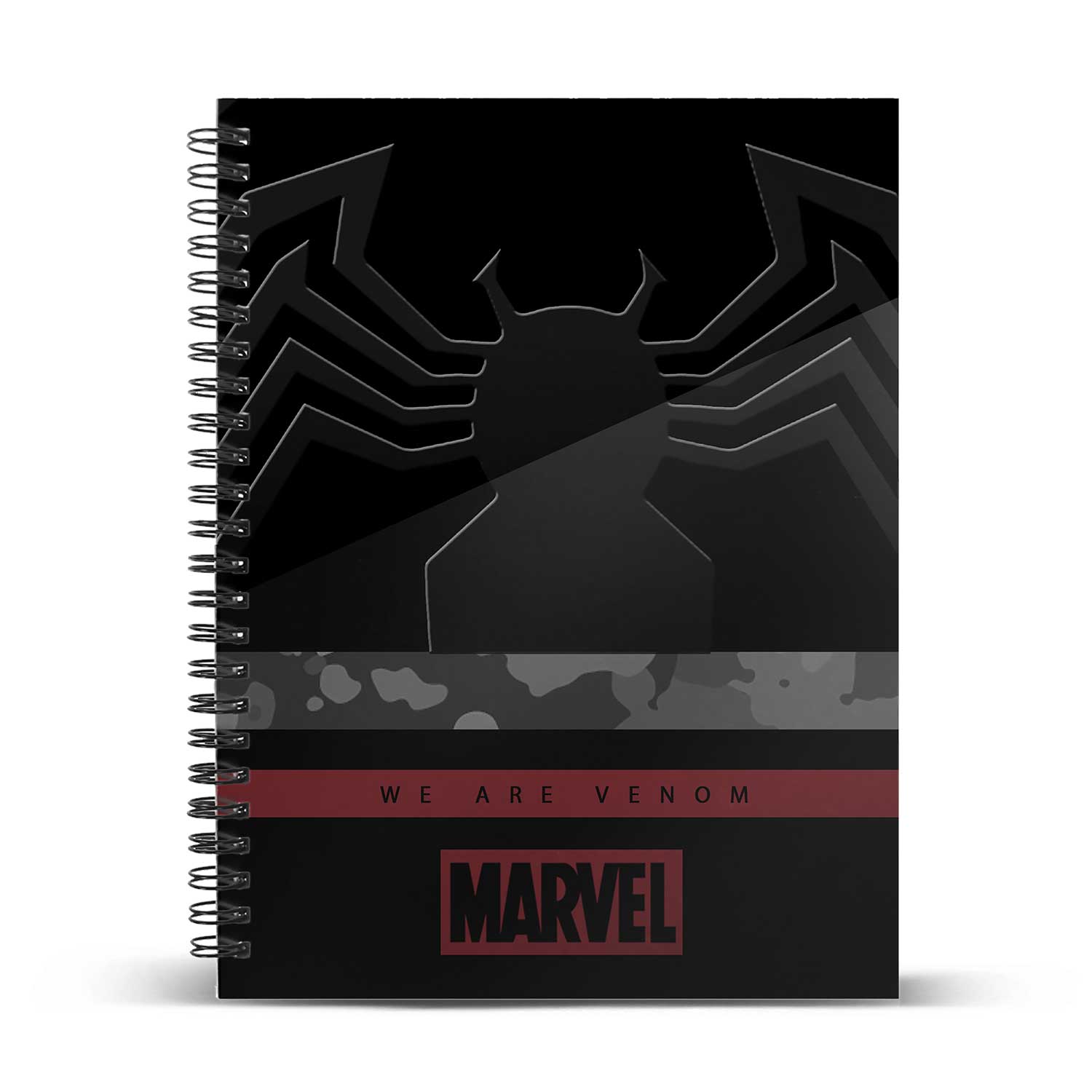 A5 Notebook Grid Paper Venom Monster