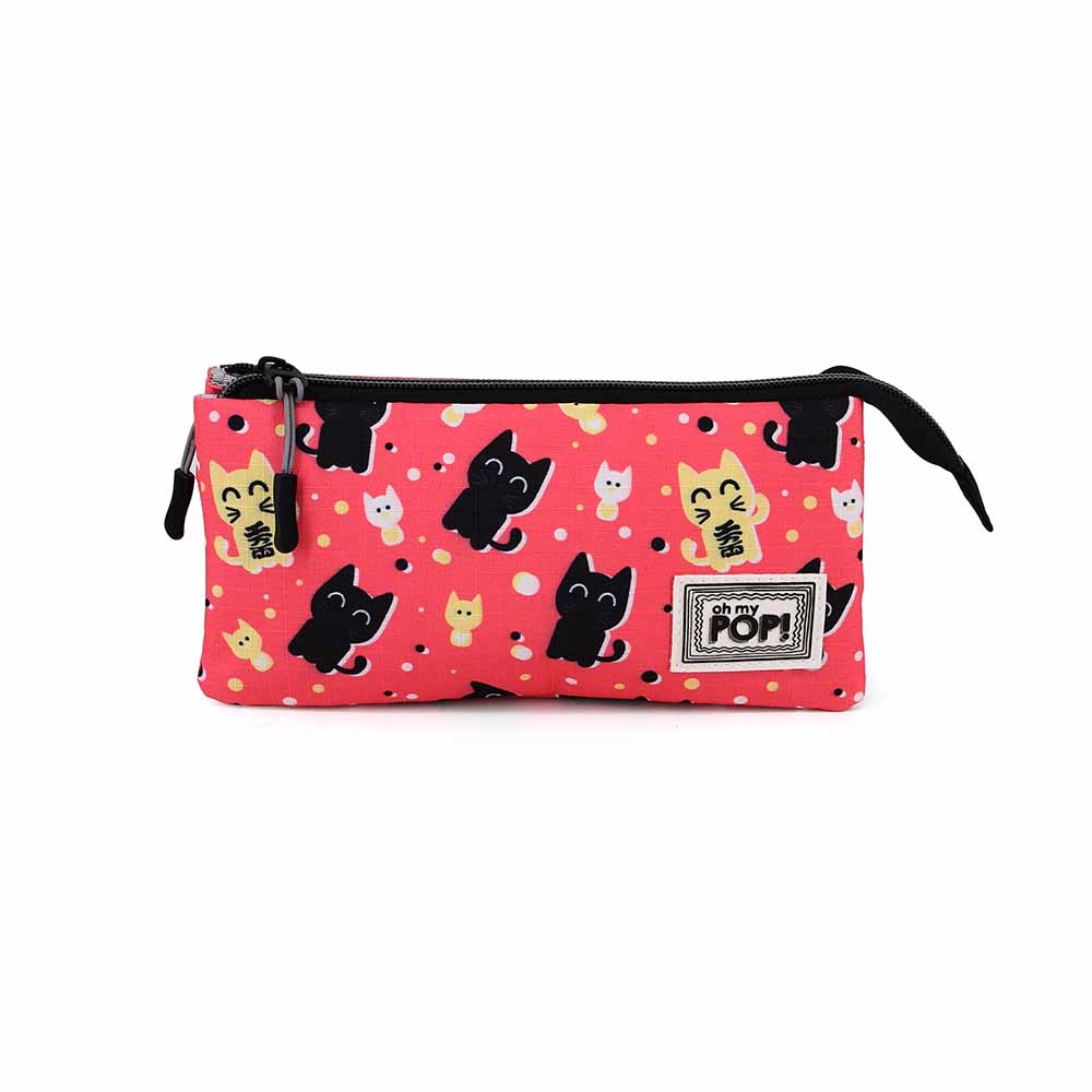 Estuche Portatodo Triple HS Oh My Pop! Neko