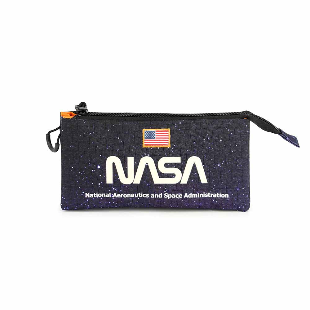 Triple Pencil Case HS NASA Galaxy