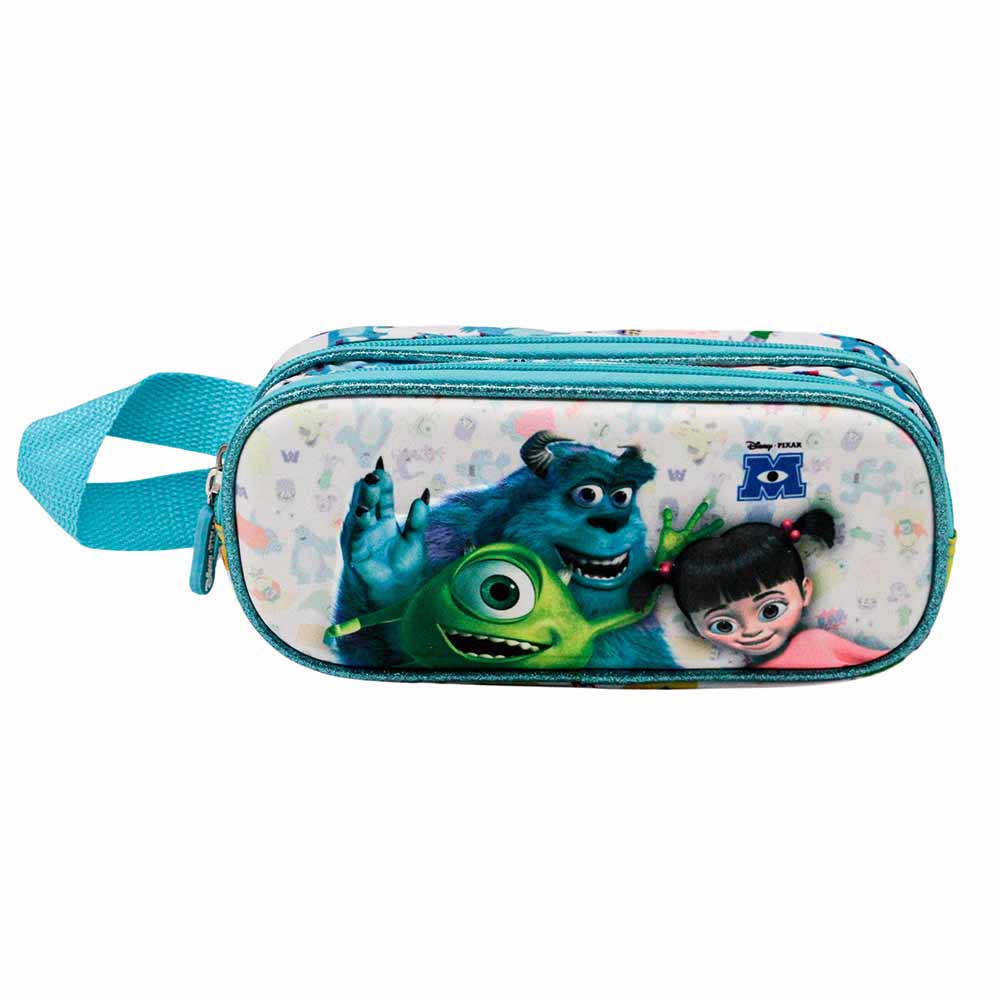 3D Double Pencil Case Monsters Inc Mike and Sully