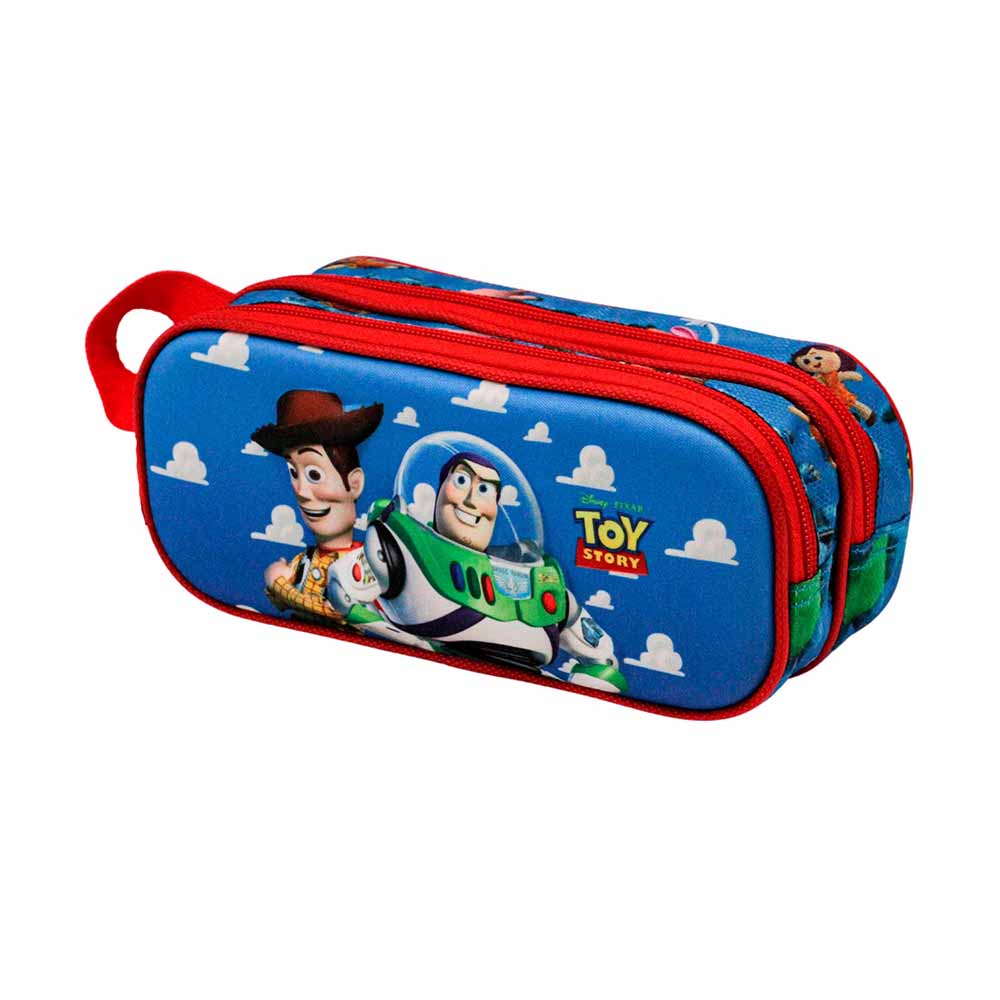 Estuche Portatodo Doble 3D Toy Story Buzz and Woody