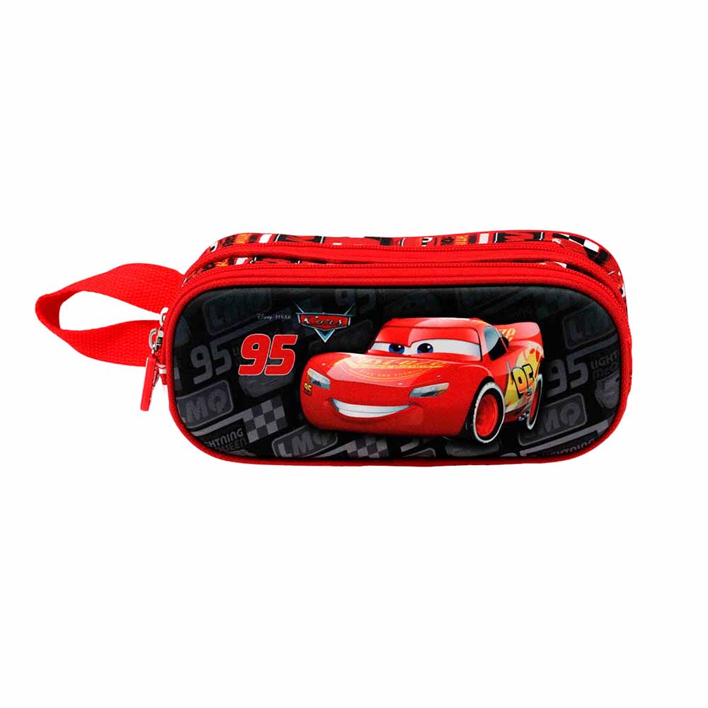 3D Double Pencil Case Cars 3 McQueen
