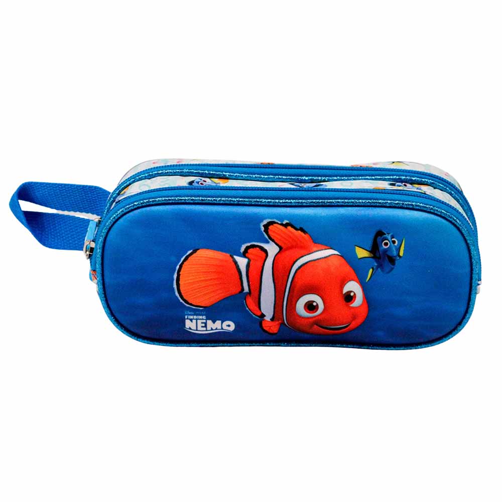 Estuche Portatodo Doble 3D Buscando a Nemo Nemo