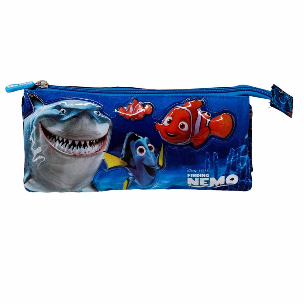 Estuche Portatodo Triple Buscando a Nemo Sea
