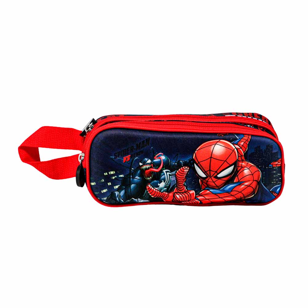 3D Double Pencil Case Spiderman Versus