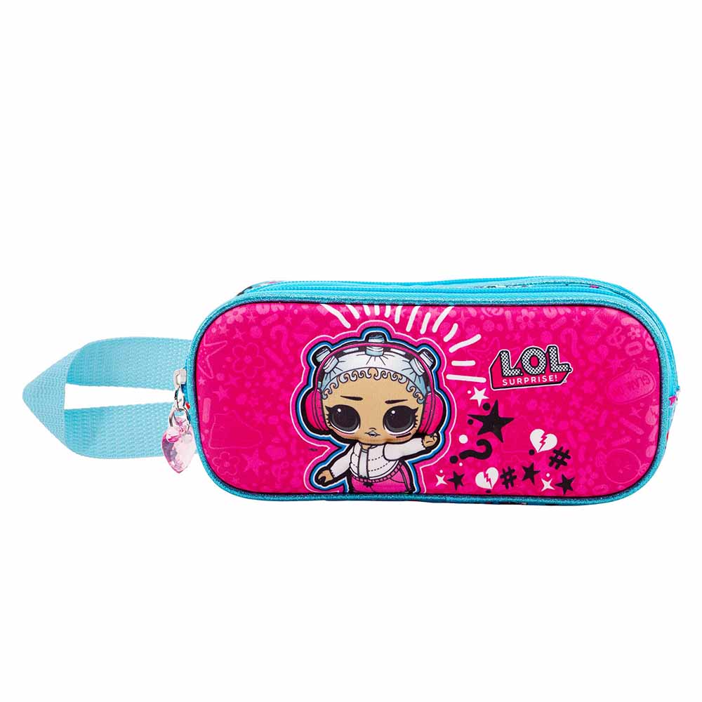 3D Double Pencil Case LOL Surprise Beats
