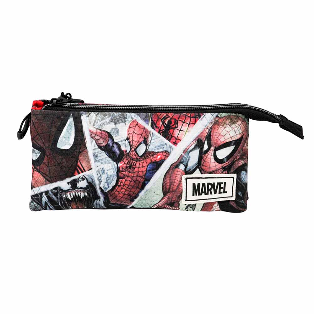 Triple Pencil Case HS Spiderman Collage