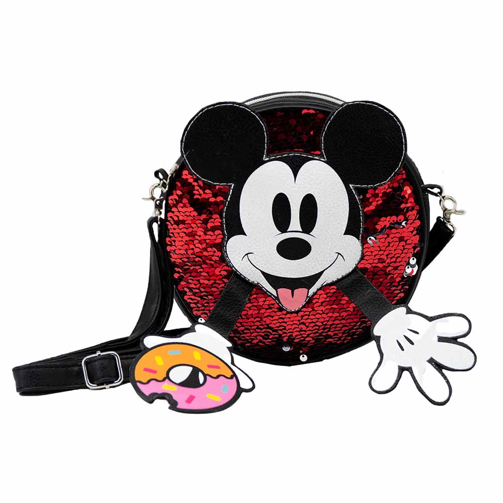Round Shoulder Bag Mickey Mouse Donut
