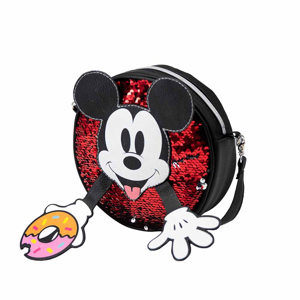 Round Shoulder Bag Mickey Mouse Donut