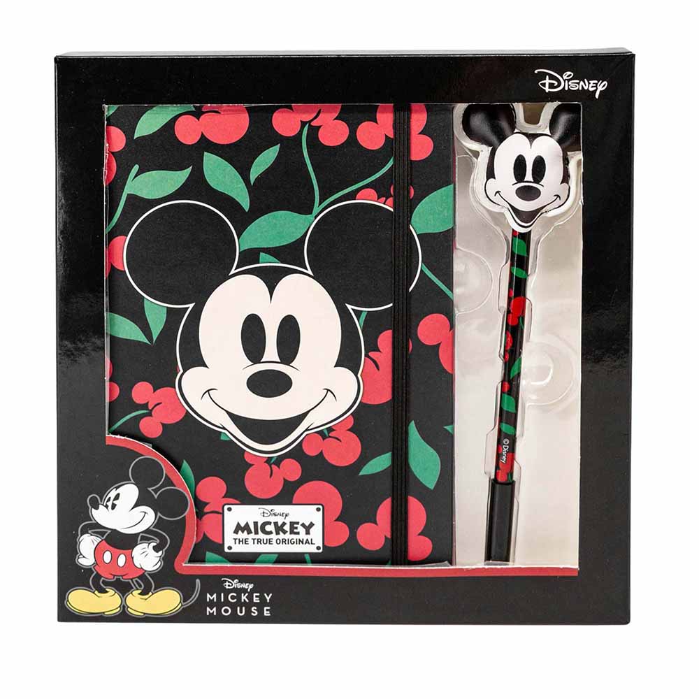 Journal + Stylo Mickey Mouse Cherry