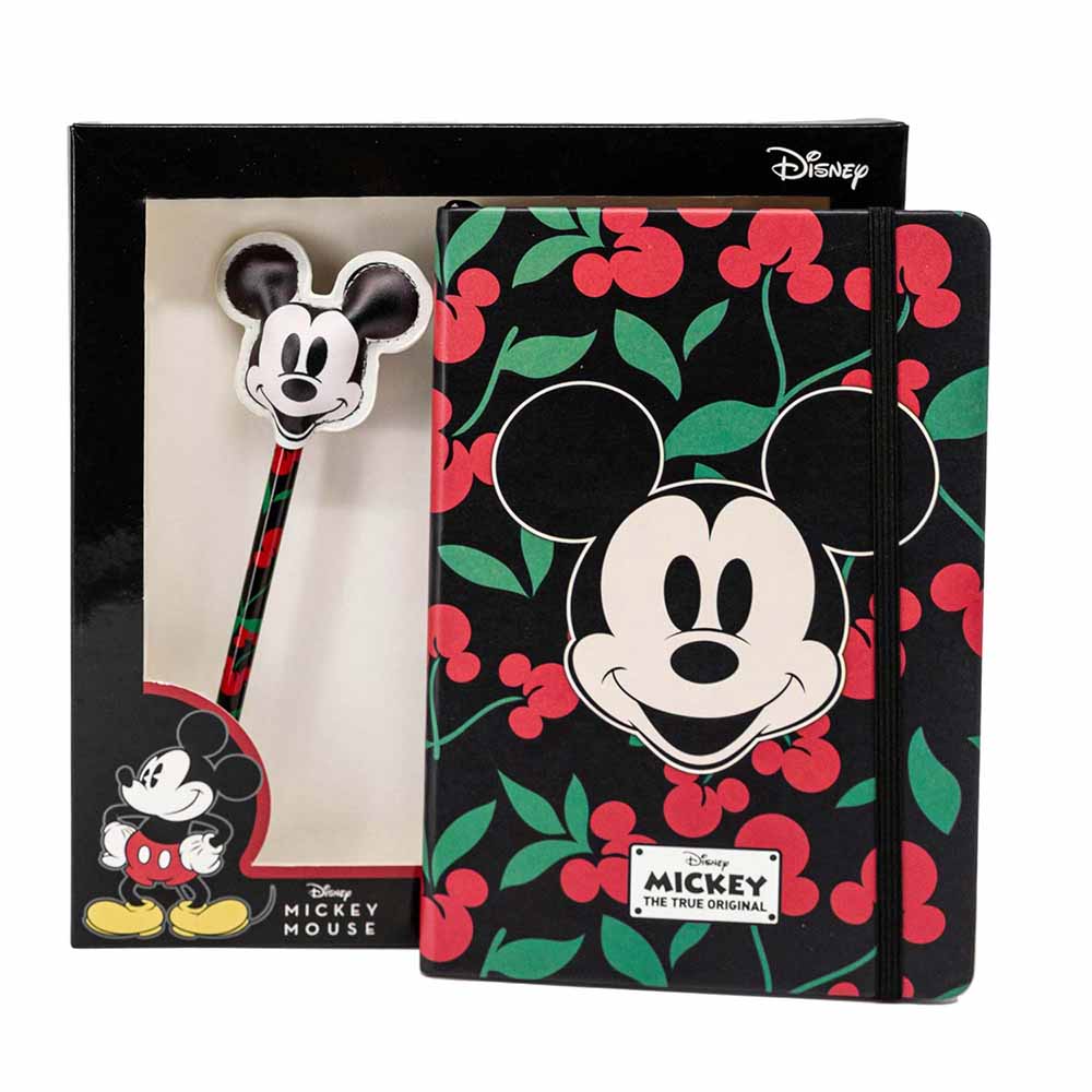Diary + Pen Mickey Mouse Cherry