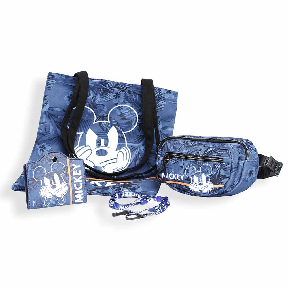 Shopping+ Fanny Pack+ Gift Mickey Mouse Blue