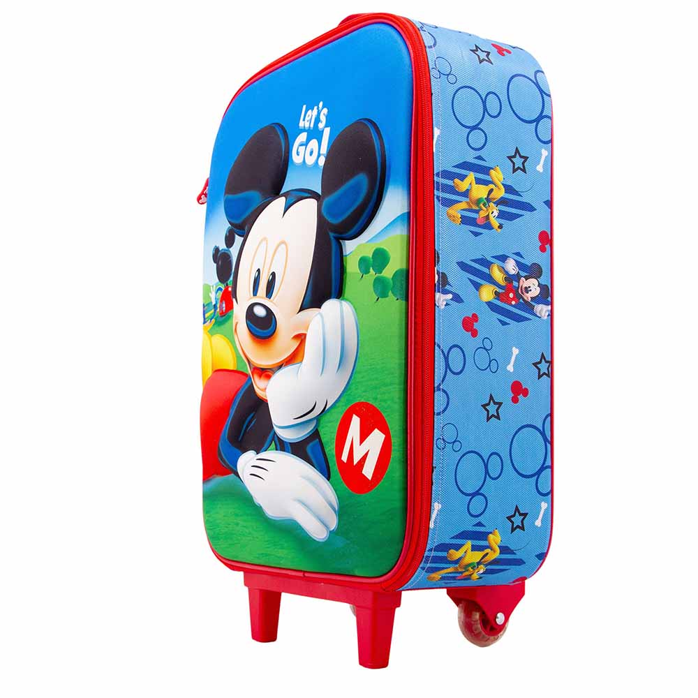 Soft 3D Trolley Suitcase Mickey Mouse Let
