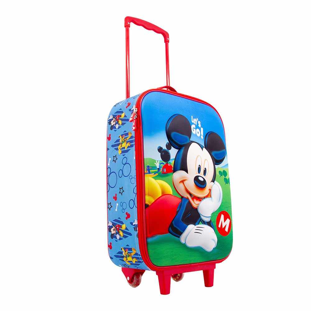 Maleta Trolley Soft 3D Mickey Mouse Let
