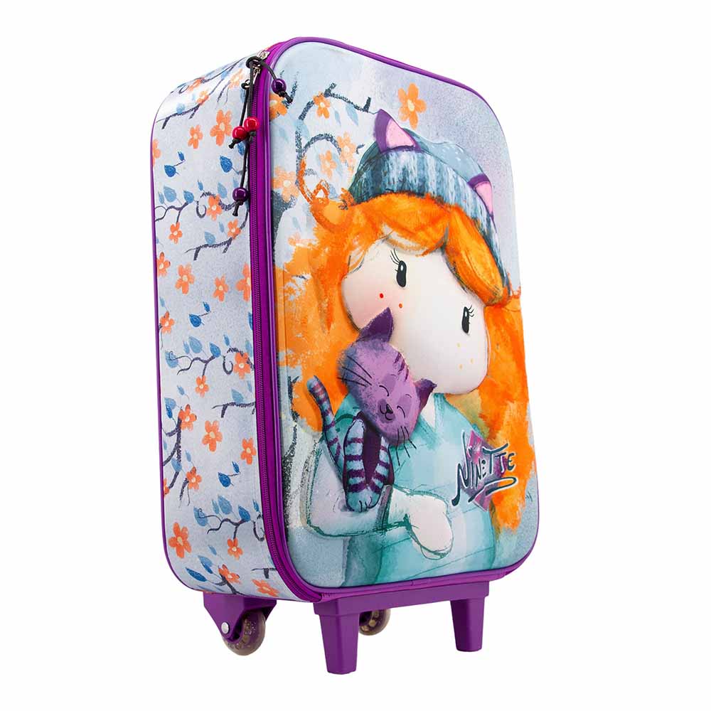 Soft 3D Trolley Suitcase Forever Ninette Cute