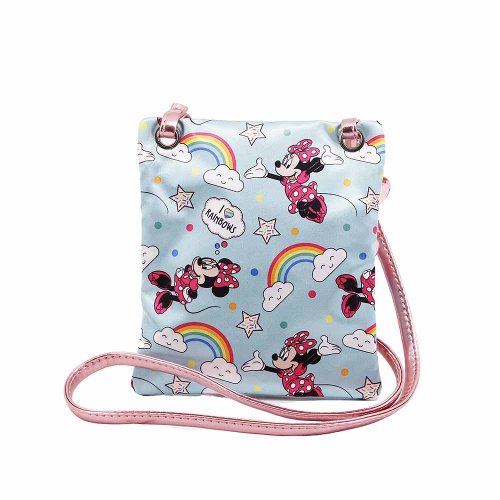 Action Vertical Shoulder Bag Minnie Mouse Rainbow