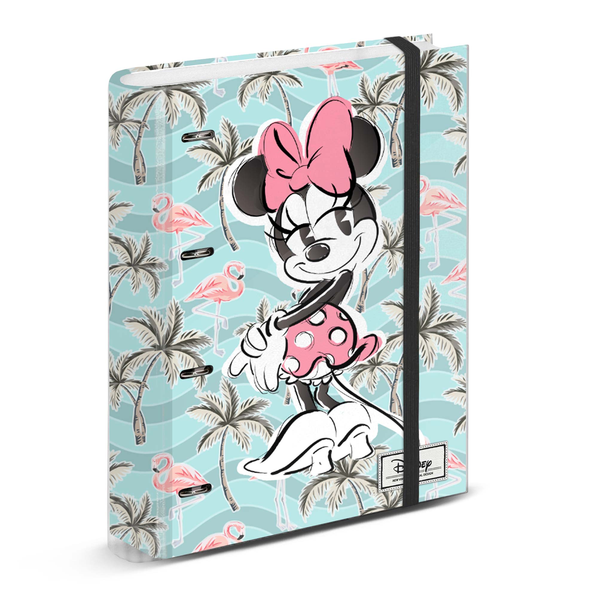 4 Rings Binder Grid Paper Minnie Mouse Tropic