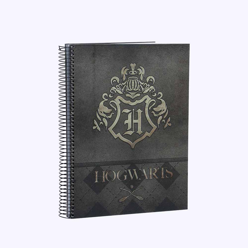 Cuaderno A4 Papel Cuadriculado Harry Potter Gold