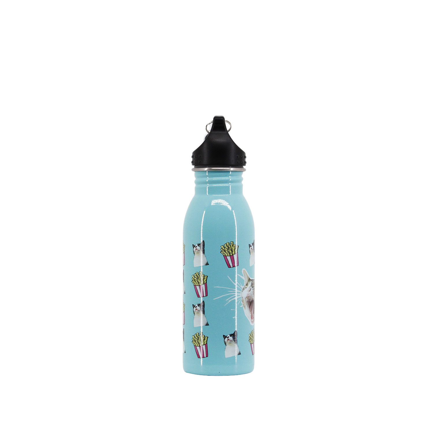 Water Bottle 500 ml Oh My Pop! Angry Cat
