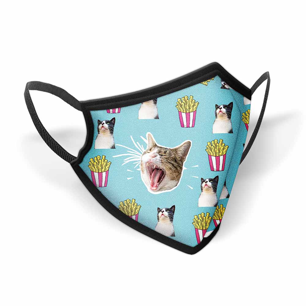 Mascarilla Reutilizable Adulto Oh My Pop! Angry Cat