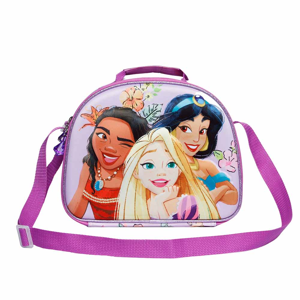 Bolsa Portamerienda 3D Princesas Disney Fairytale