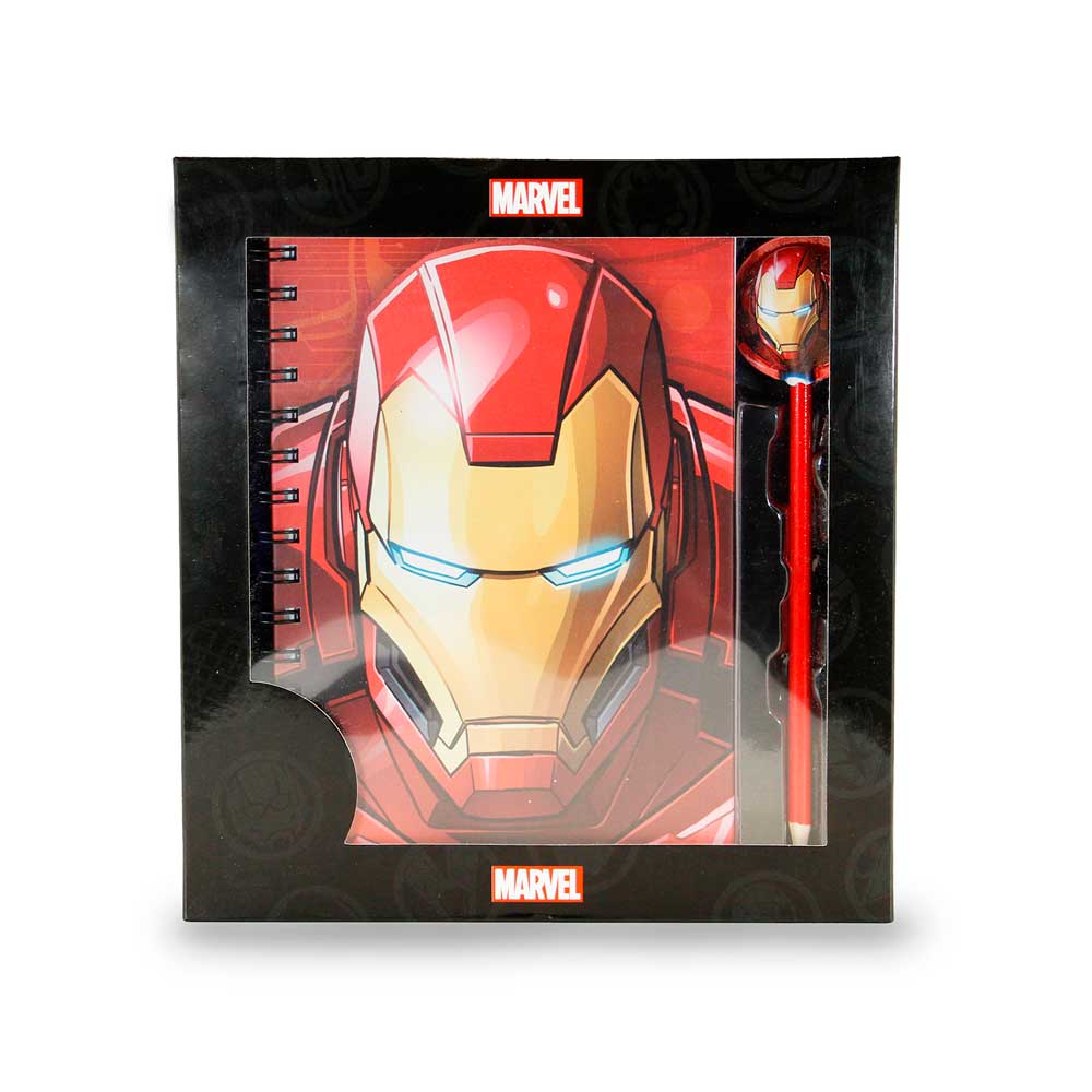 Carnet + Crayon Fashion Iron Man Stark