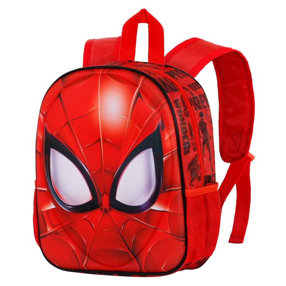 Small 3D Backpack Spiderman Face