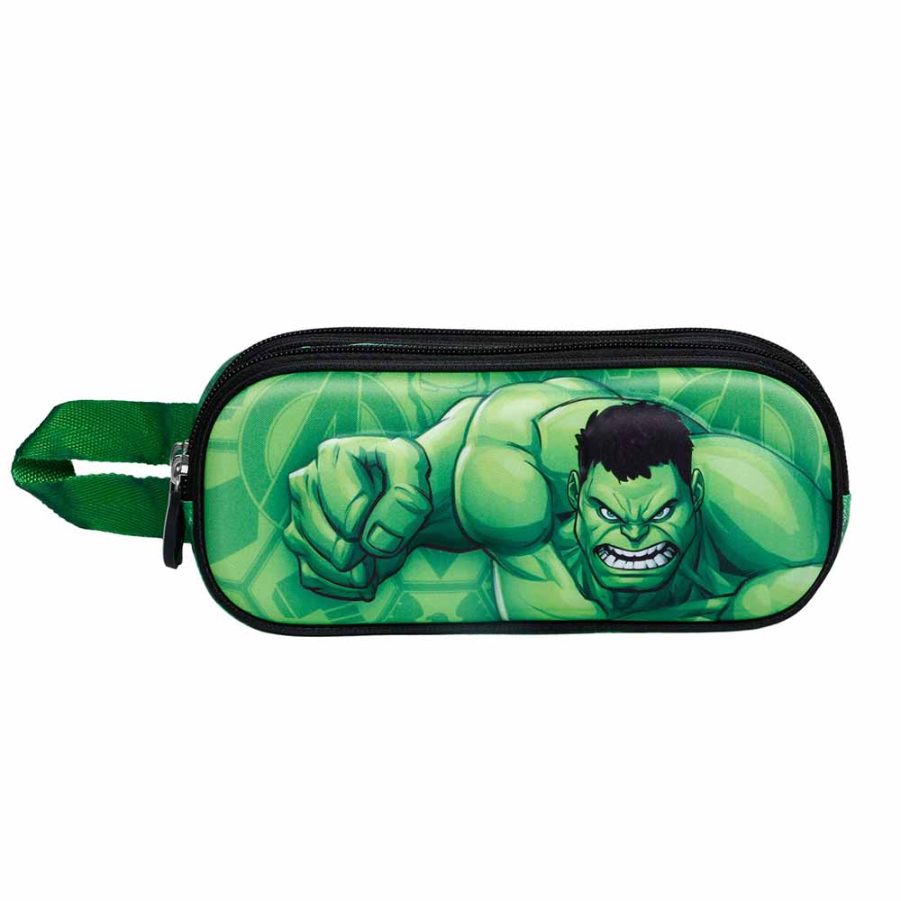 3D Double Pencil Case Hulk Destroy
