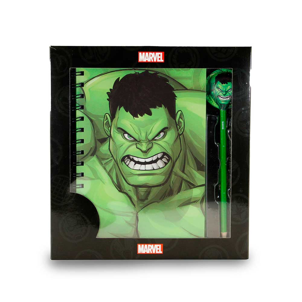 Notebook + Fashion Pencil Hulk Destroy