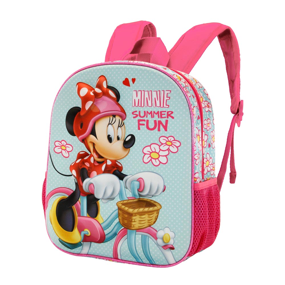 Small 3D Backpack Minnie Mouse Bike