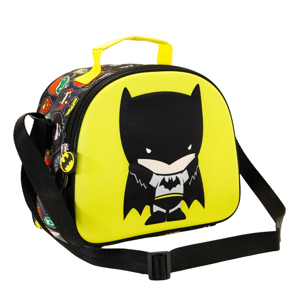 Bolsa Portamerienda 3D Batman Bat Chibi