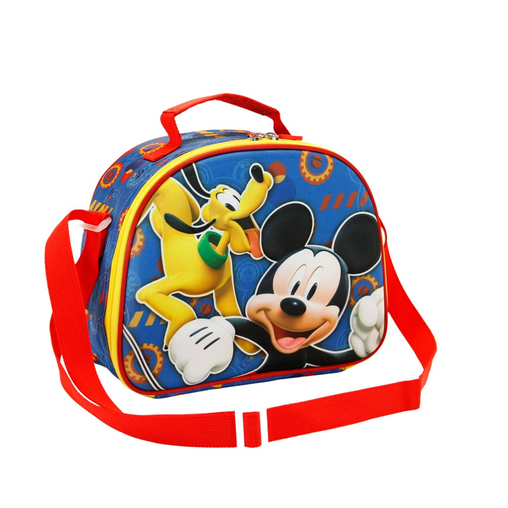 Bolsa Portamerienda 3D Mickey Mouse Happy Friends