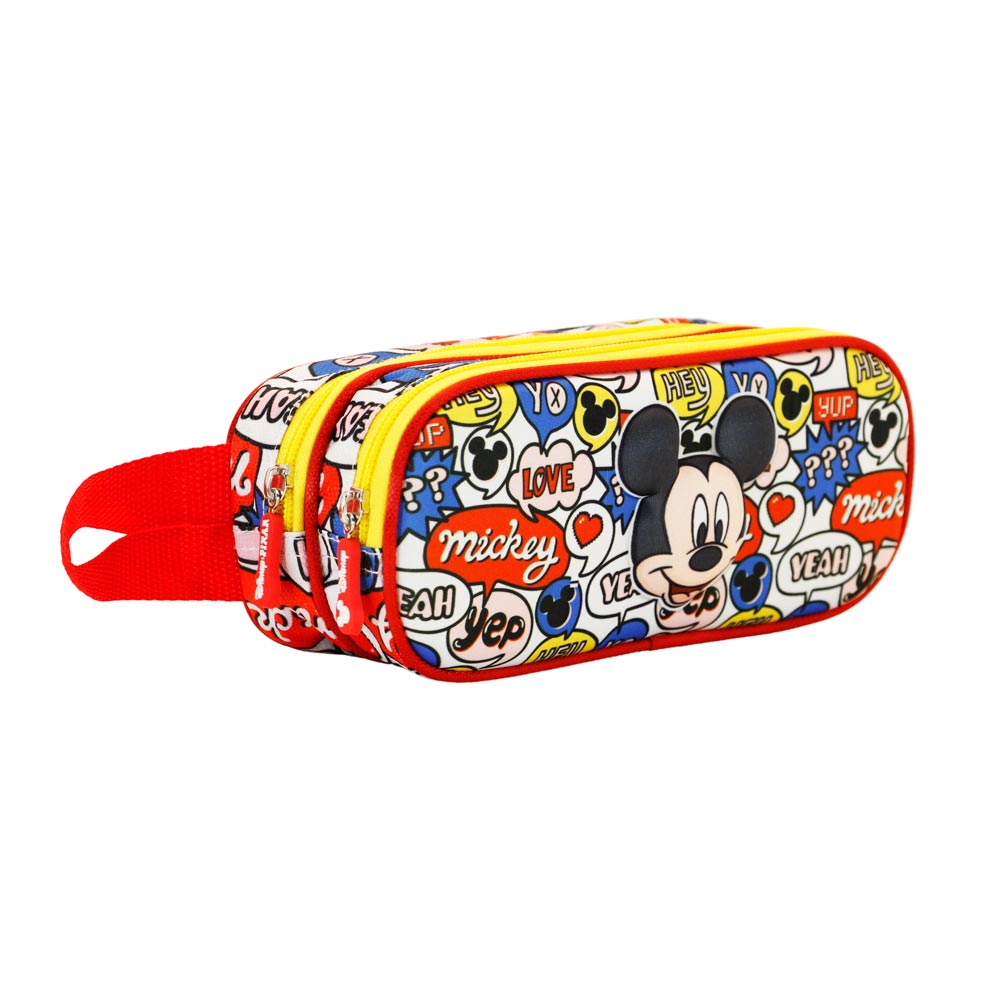 3D Double Pencil Case Mickey Mouse Yeah