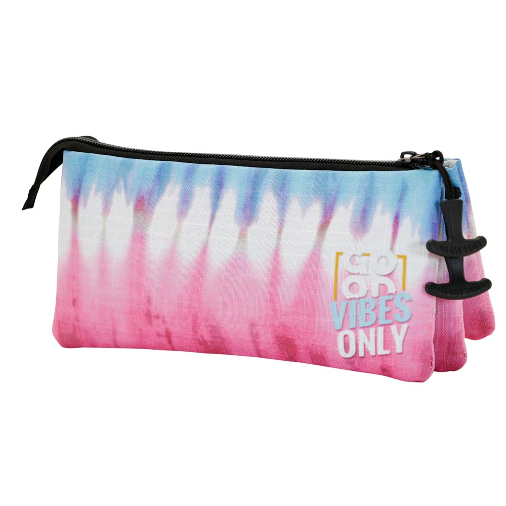 ECO Triple Pencil Case Oh My Pop! Good Vibes Cupcake