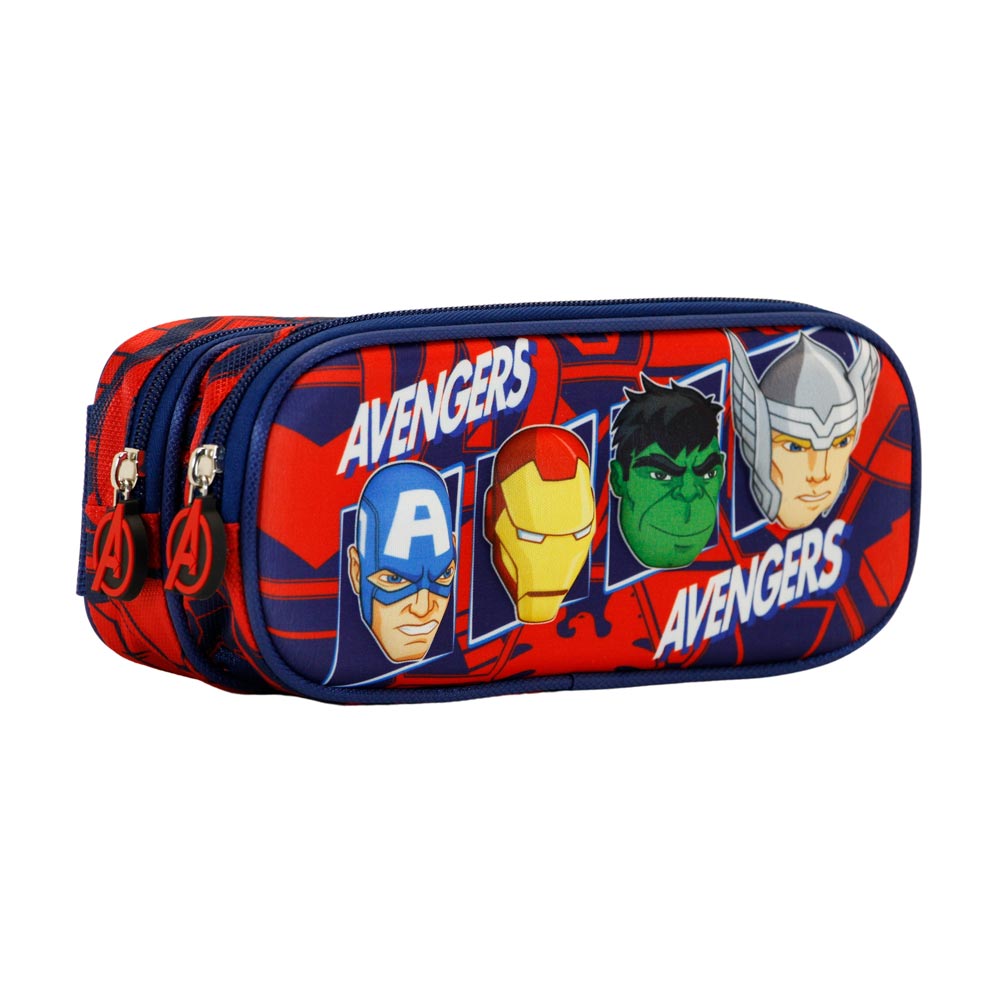 3D Double Pencil Case The Avengers The Four