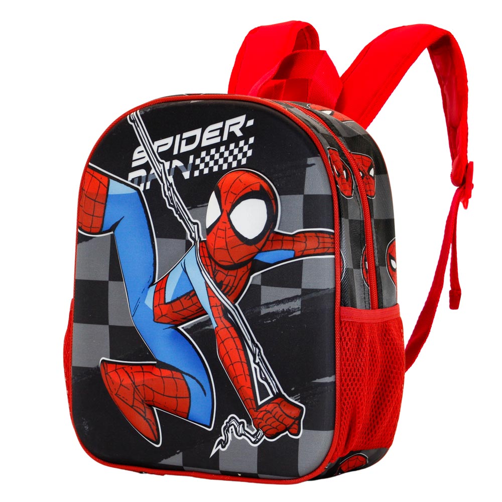 Small 3D Backpack Spiderman Rally