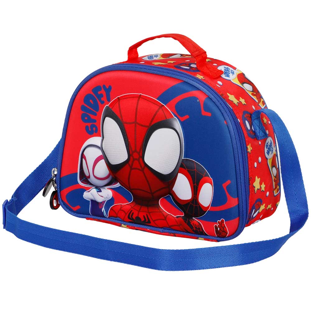 Bolsa Portamerienda 3D Spiderman Gang