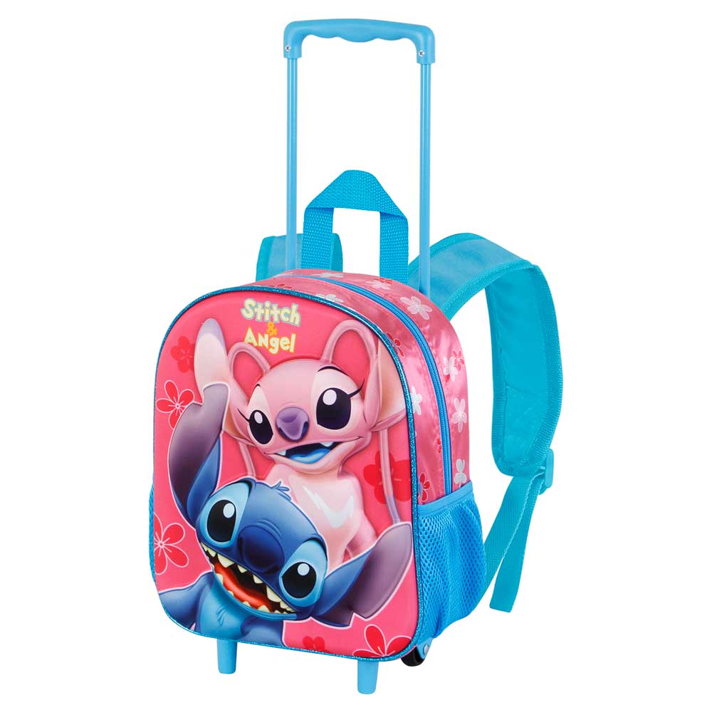 Small 3D Backpack with Wheels Lilo and Stitch Match