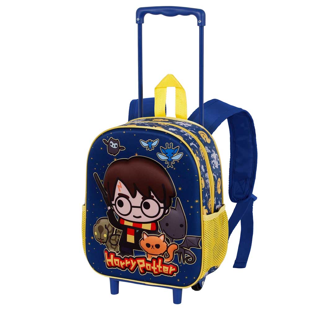 Small 3D Backpack with Wheels Harry Potter Beasty Friends