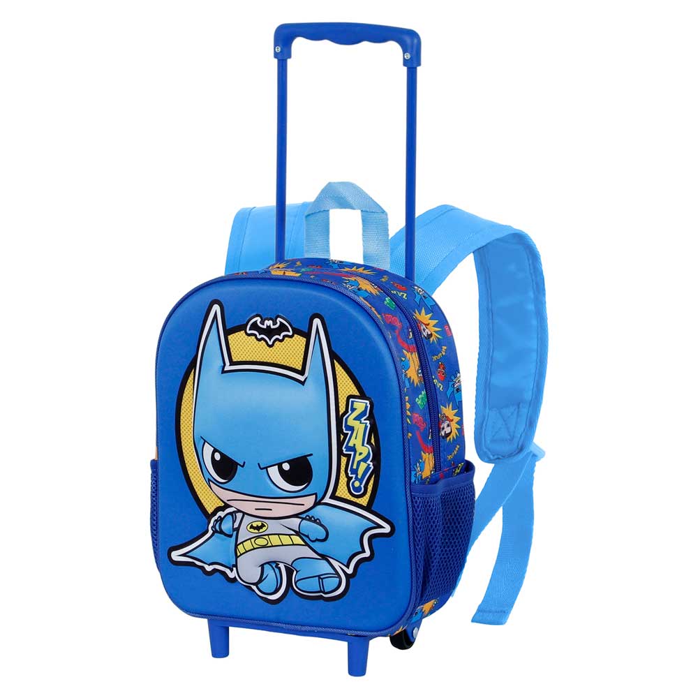 Small 3D Backpack with Wheels Batman Zap