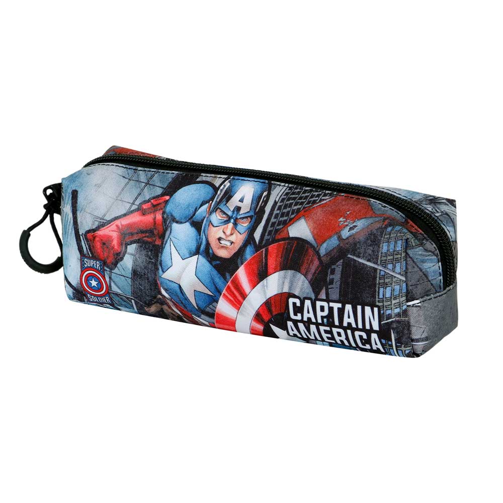 Estuche Portatodo Cuadrado FAN 2.0 Capitán América Defender