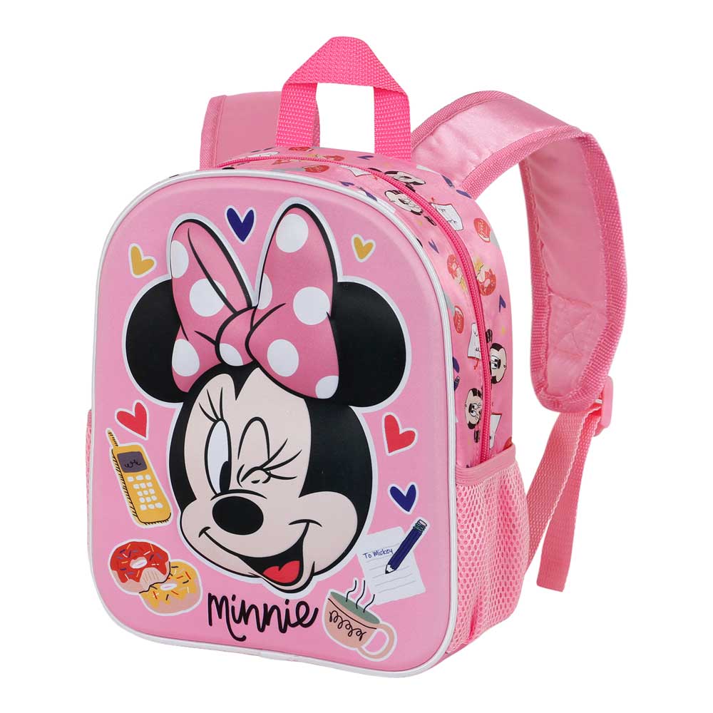 Small 3D Backpack Minnie Mouse Wink