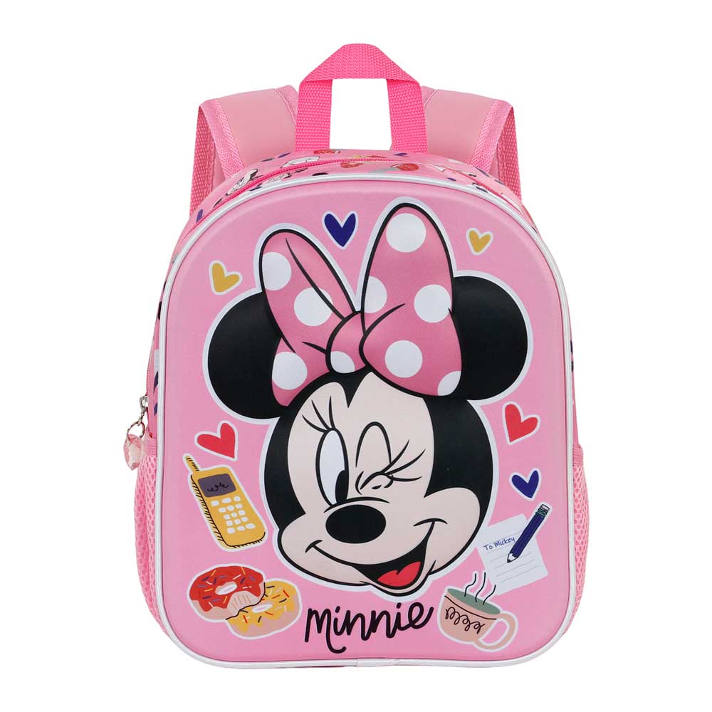 Small 3D Backpack Minnie Mouse Wink Online - KARACTERMANIA