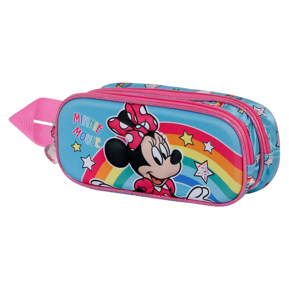 Estuche Portatodo Doble 3D Minnie Mouse Colors