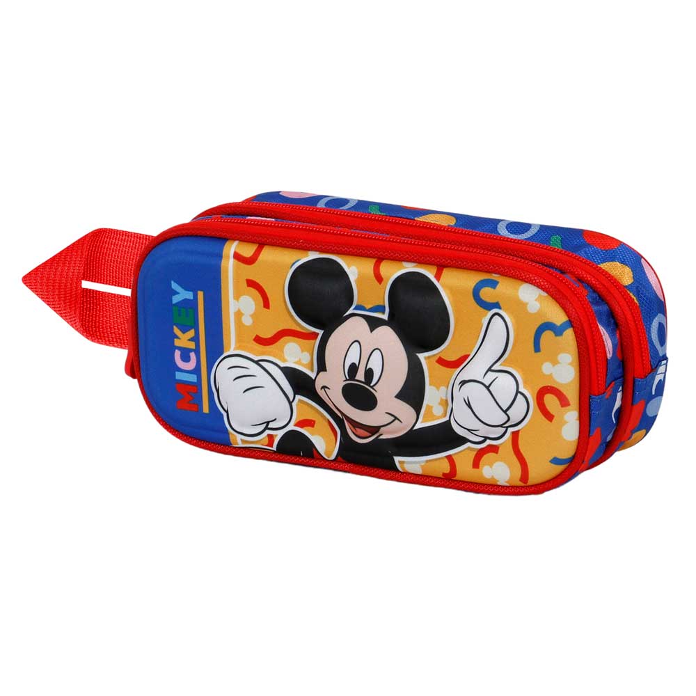 Estuche Portatodo Doble 3D Mickey Mouse Oh Boy